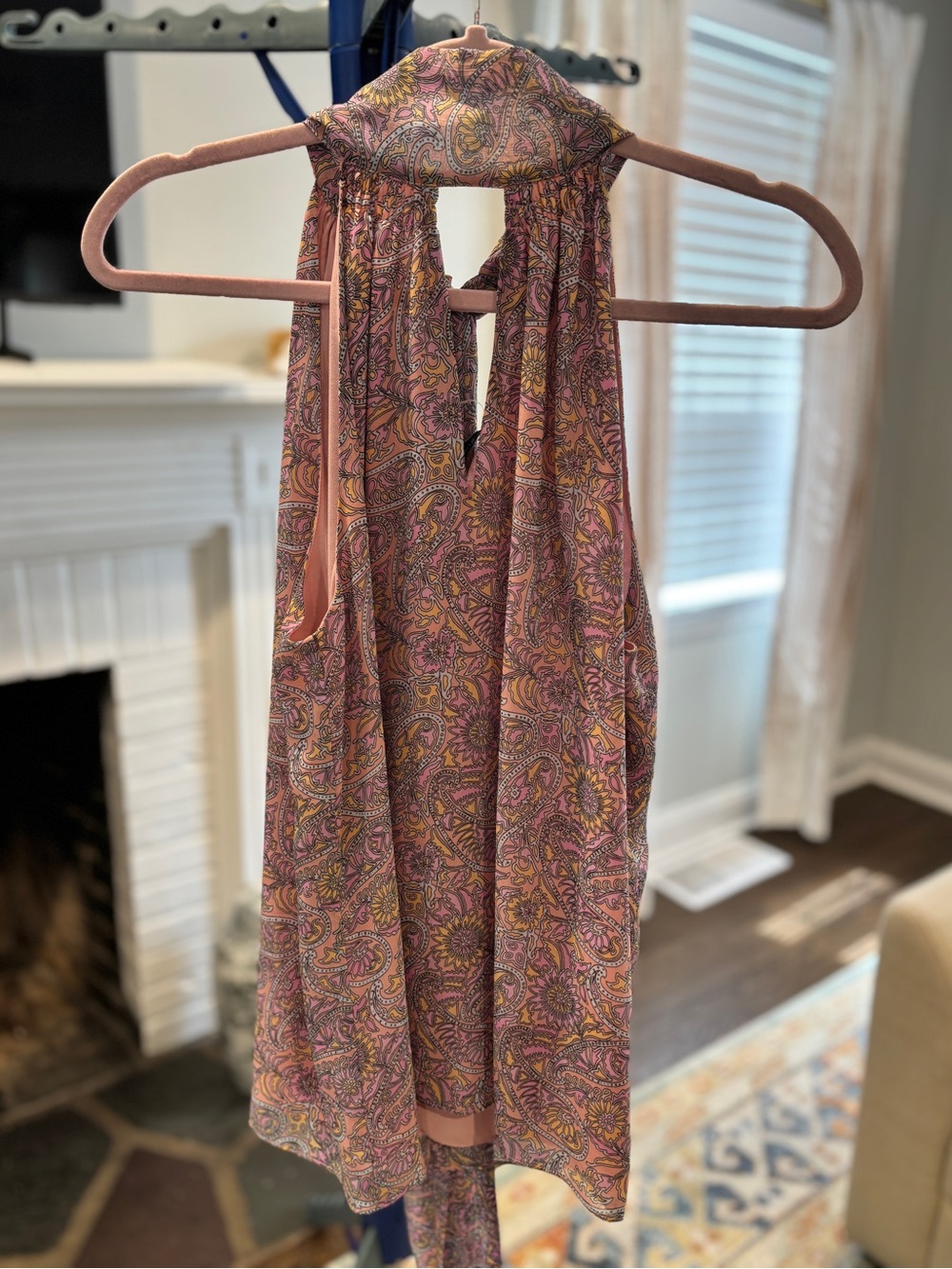 Ramy Brook Lula Sleeveless Keyhole Tie Back Top‎ - NEVER WORN